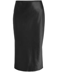 JOSEPH - Isaak Silk Midi Slip Skirt - Lyst