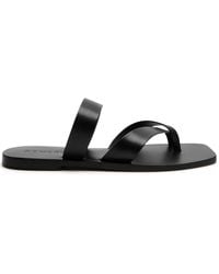 A.Emery - A. Emery Carter Leather Thong Sandals - Lyst