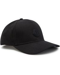 Moncler - Logo-Appliquéd Cotton Cap - Lyst