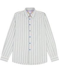 PS by Paul Smith - Striped Cotton-Blend Shirt - Lyst