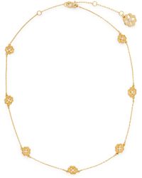 Kate Spade - Heritage Bloom Station -plated Necklace - Lyst