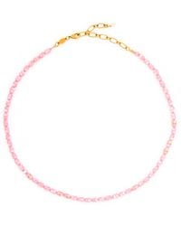 Anni Lu - Calypso Beaded 18Kt-Plated Necklace - Lyst