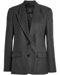 Anine Bing - Ross Wool Blazer - Lyst