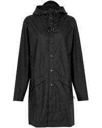 Rains - Hooded Rubberised Jacket - Lyst
