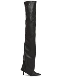 The Attico - Robin 95 Gathered Over-The-Knee Boots - Lyst