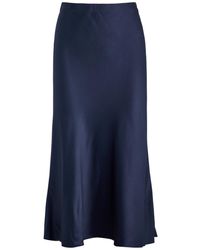 Rails - Anya Satin Midi Slip Skirt - Lyst