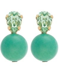 Jennifer Behr - Nora 18Kt-Plated Drop Earrings - Lyst