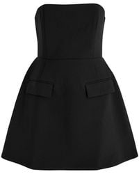 Odd Muse - Strapless Crepe Mini Party Dress - Lyst