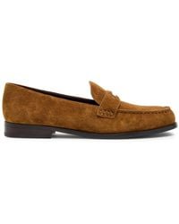 Tory Burch - Classic Penny Suede Loafers - Lyst