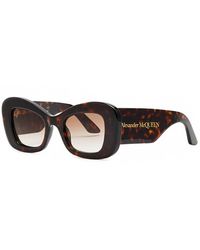 Alexander McQueen - Oversized Cat-eye Sunglasses - Lyst