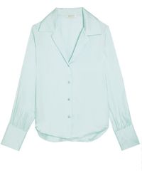 Anine Bing - Bethany Silk-Blend Shirt - Lyst