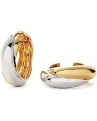 Missoma - X Lucy Williams Entwine Two-tone Hoop Earrings - Lyst