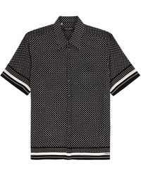 Dolce & Gabbana - Polka-dot Print Silk Shirt - Lyst