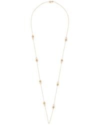Tory Burch - Icon Pavé 18Kt-Plated Necklace - Lyst
