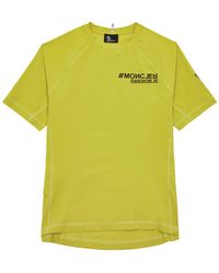 3 MONCLER GRENOBLE - Day-namic Logo Stretch-jersey T-shirt - Lyst