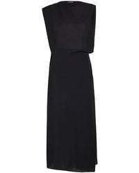 Jacquemus - La Robe Drap Draped Cotton-Blend Midi Dress - Lyst