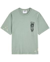 Warren Lotas - Dark Feast Printed Cotton T-Shirt - Lyst