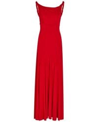 Alice + Olivia - Noelia Panelled Stretch-Jersey Maxi Dress - Lyst
