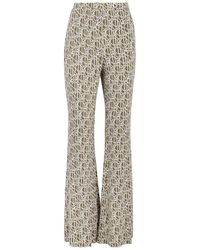 Diane von Furstenberg - Brooklyn Printed Jersey Trousers - Lyst