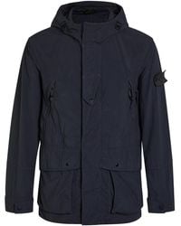 Stone Island - Ghost Hooded Nylon Parka Jacket - Lyst