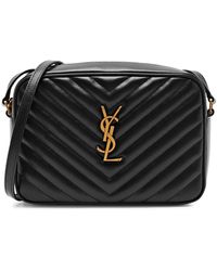 Saint Laurent - Lou Quilted Leather Cross-body Bag - Lyst