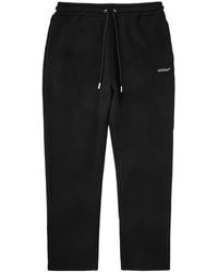 Off-White c/o Virgil Abloh - Arrow Logo Cotton Sweatpants - Lyst