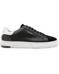 Axel Arigato - Atlas Contrast-panel Leather And Suede Low-top Trainers - Lyst