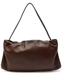 The Row - Xl Bourse Leather Shoulder Bag - Lyst