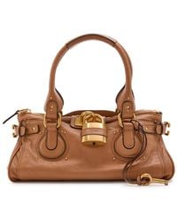 Chloé - Paddington Medium Grained Leather Shoulder Bag - Lyst