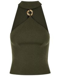 Jonathan Simkhai - Renlen Halterneck Merino Wool Top - Lyst