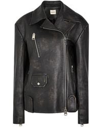 KHAITE - Catalina Leather Jacket - Lyst