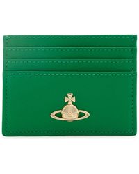 Vivienne Westwood - Orb Saffiano Leather Card Holder - Lyst
