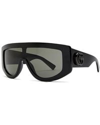 Gucci - Mask Aviator-Style Sunglasses - Lyst