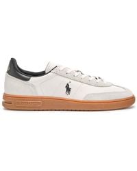 Polo Ralph Lauren - Bedford Panelled Leather Sneakers - Lyst
