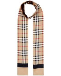 burberry thin scarf