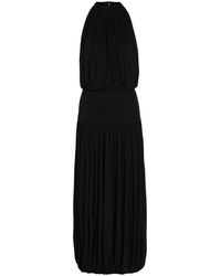 TOTEME - Gathered Jersey Maxi Dress - Lyst