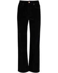 PAIGE - Stevie Straight-Leg Velvet Jeans - Lyst