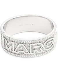 Marc Jacobs - The Monogram Crystal-embellished Bracelet - Lyst