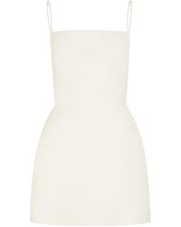 Calvin Klein - Henrietta Open-Back Canvas Mini Dress - Lyst