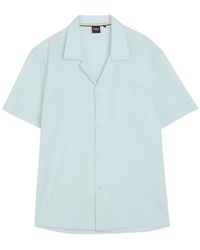 BOSS - Seersucker Shirt - Lyst