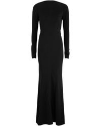 Mugler - Open-Back Buckle-Embellished Gown - Lyst