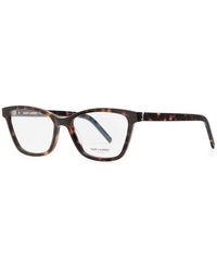 Saint Laurent - Wayfarer-Style Designer Optical Glasses - Lyst