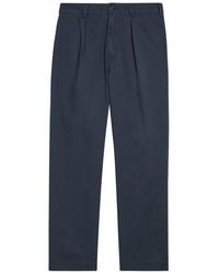 Drake's - Herringbone Tapered-Leg Trousers - Lyst
