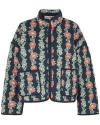 Free People - Chloe Floral-print Quilted Cotton Jacket - Lyst