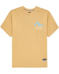 Evisu - Godhead Daicock Printed Cotton T-Shirt - Lyst