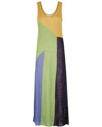 coast beaumont block colour maxi dress