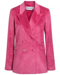 Gabriela Hearst - Angela Double-Breasted Corduroy Blazer - Lyst