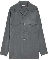 Lemaire - Silk-Blend Shirt - Lyst