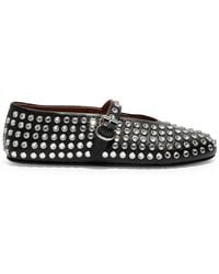 Alaïa - Strass Ballet Flats - Lyst