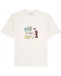 Drole de Monsieur - Le Après-Midi Printed Cotton T-Shirt - Lyst
